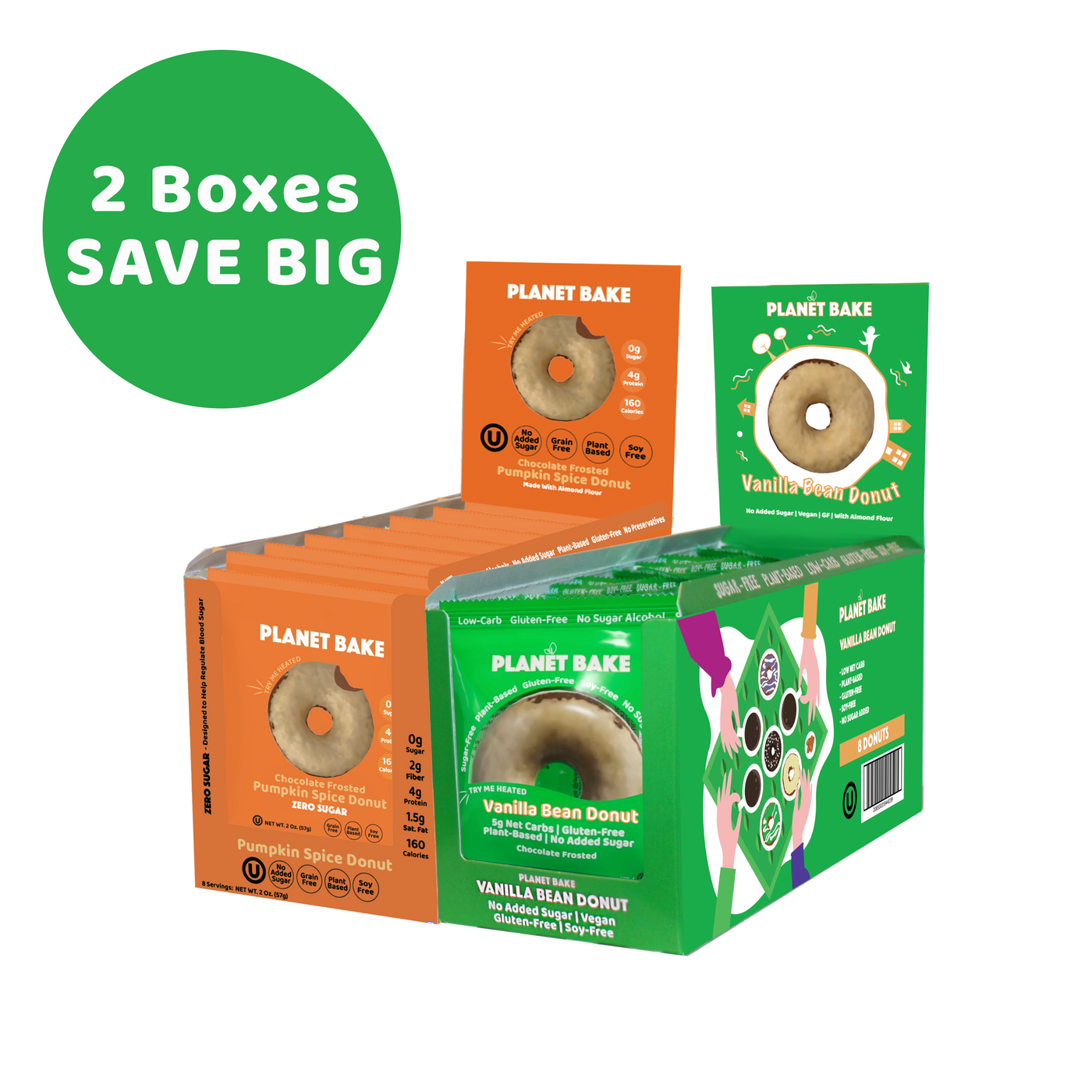 Pick 2x Donut Boxes