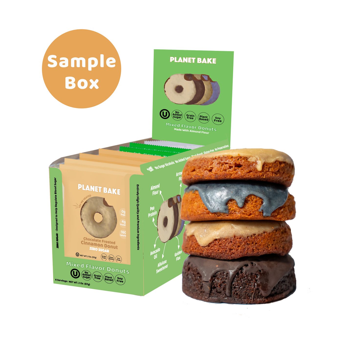Mixed Flavor Donut Box (8pack)