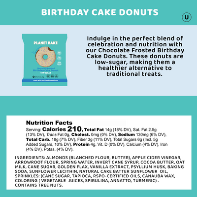 Birthday Cake Donuts (8pack)