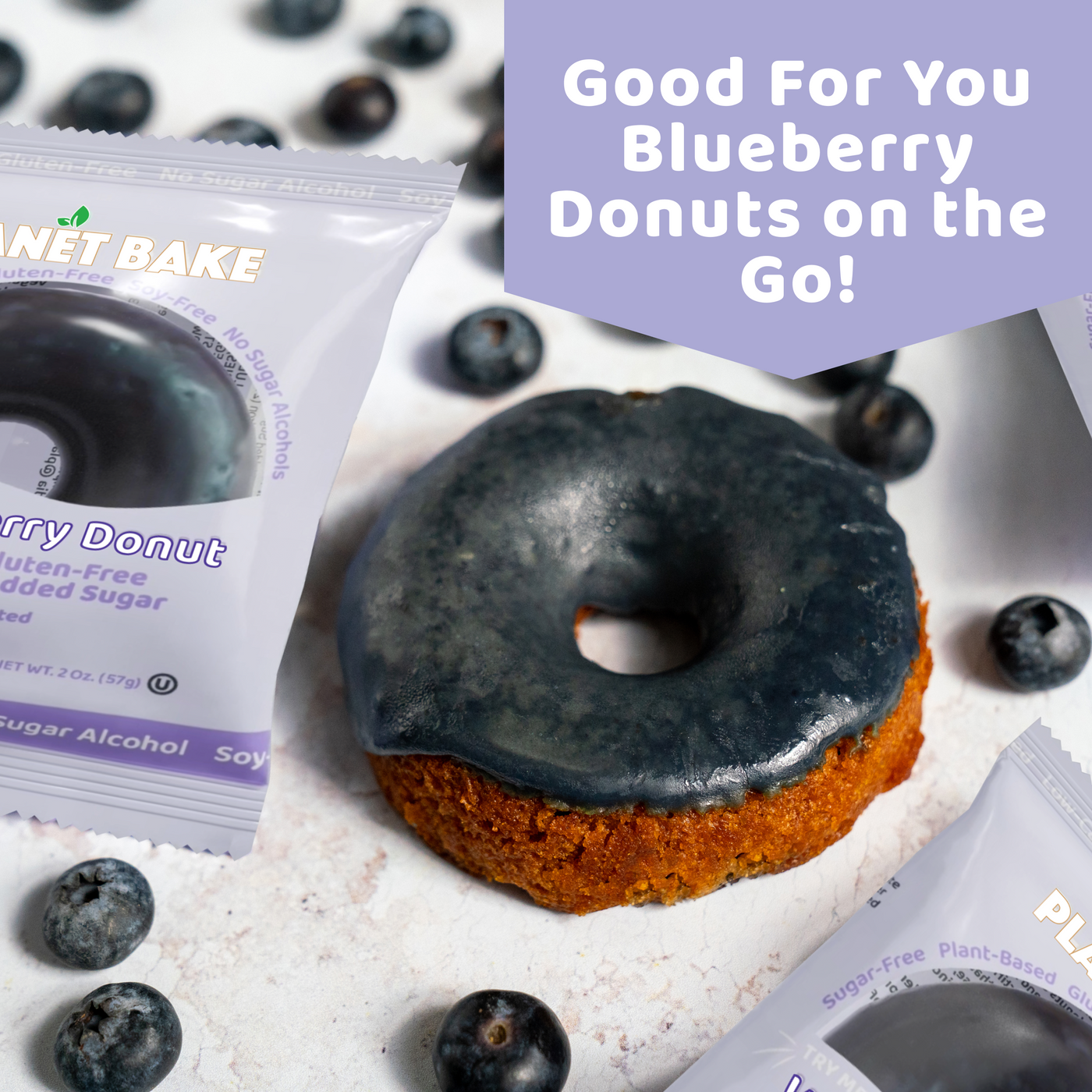 Vanilla/Blueberry Donuts (2x8-pack)