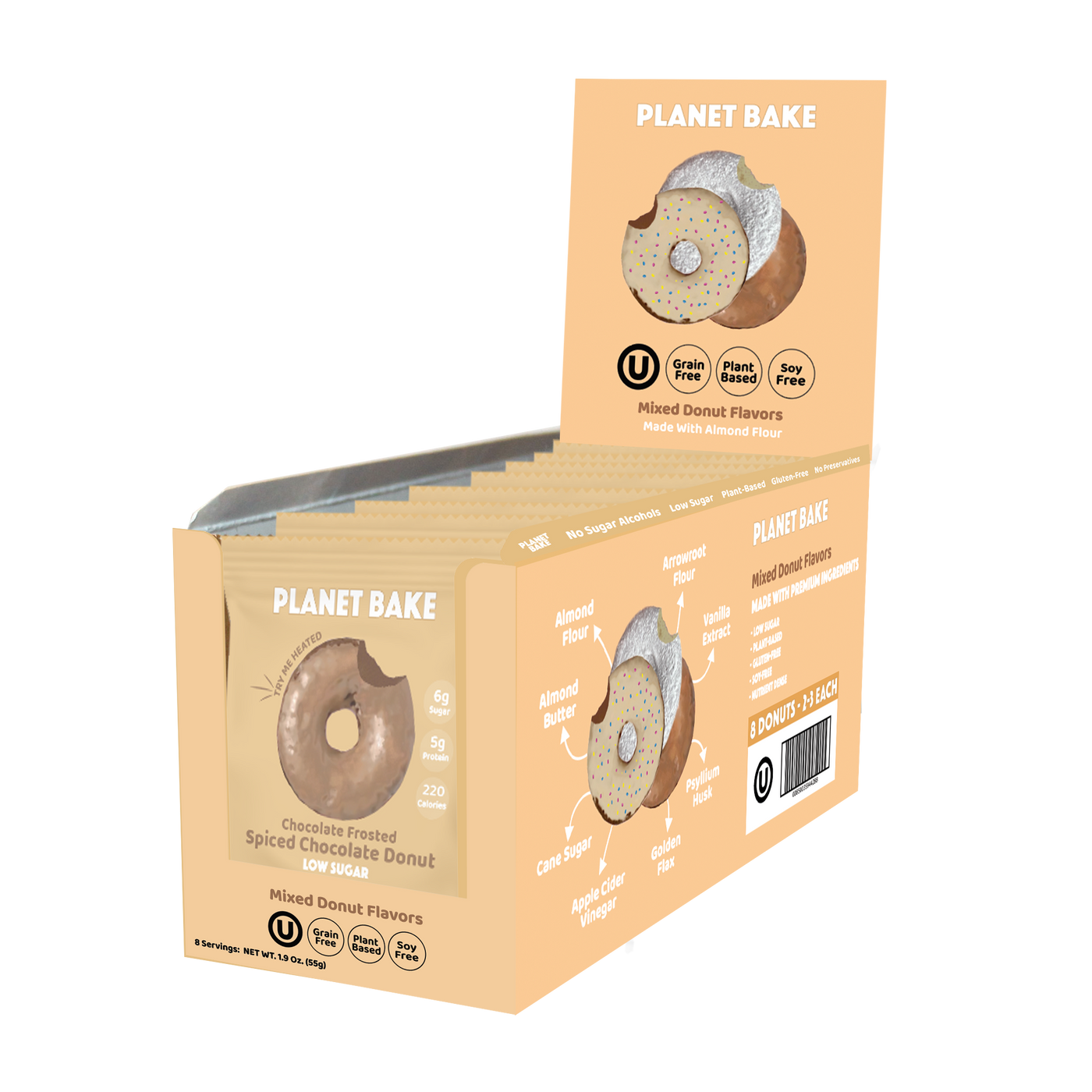 Variety Box Low-Sugar Donuts (8pack)