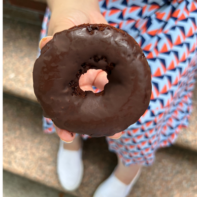Frosted Dark Chocolate Donut, 8pack BACK SOON