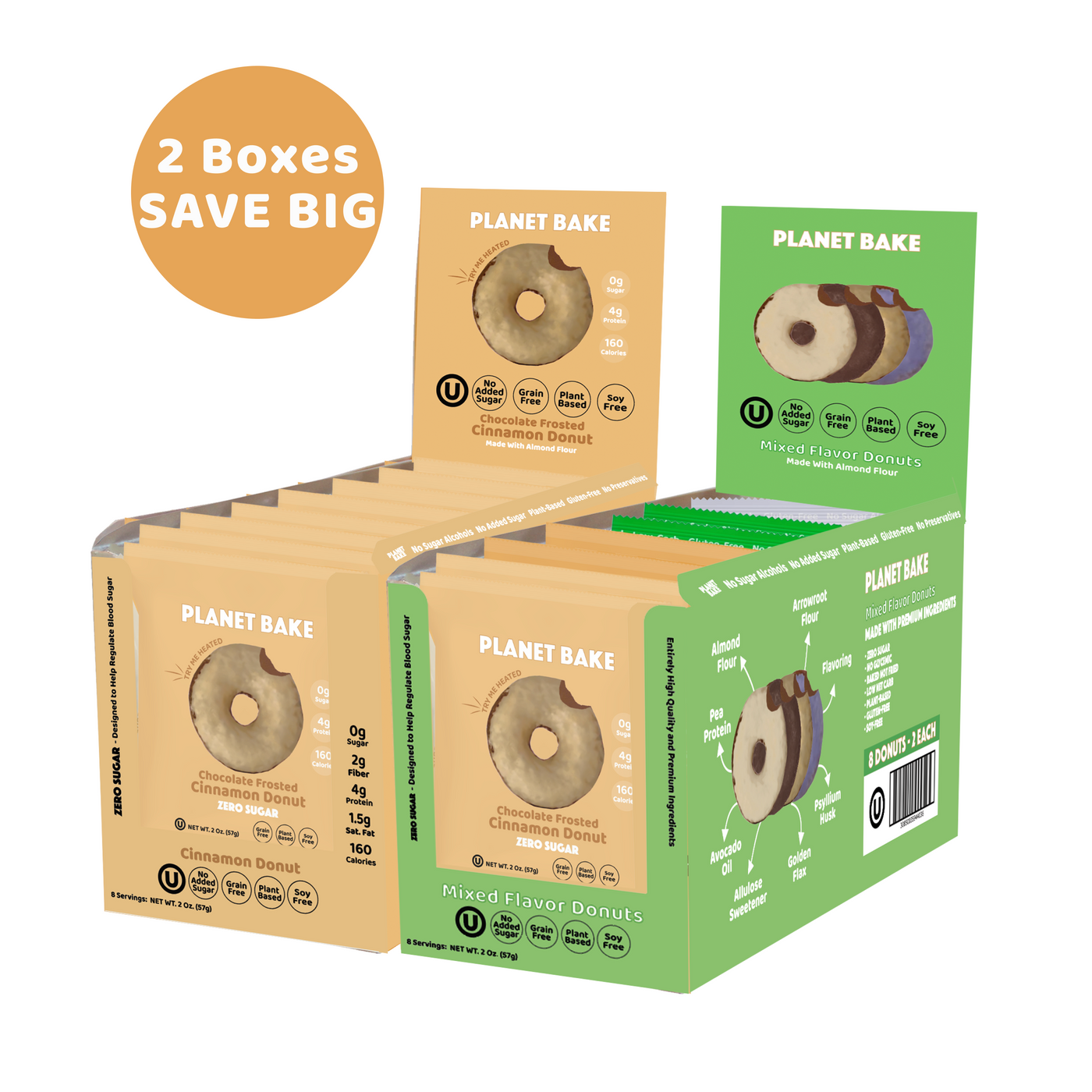 Pick 2x Donut Boxes