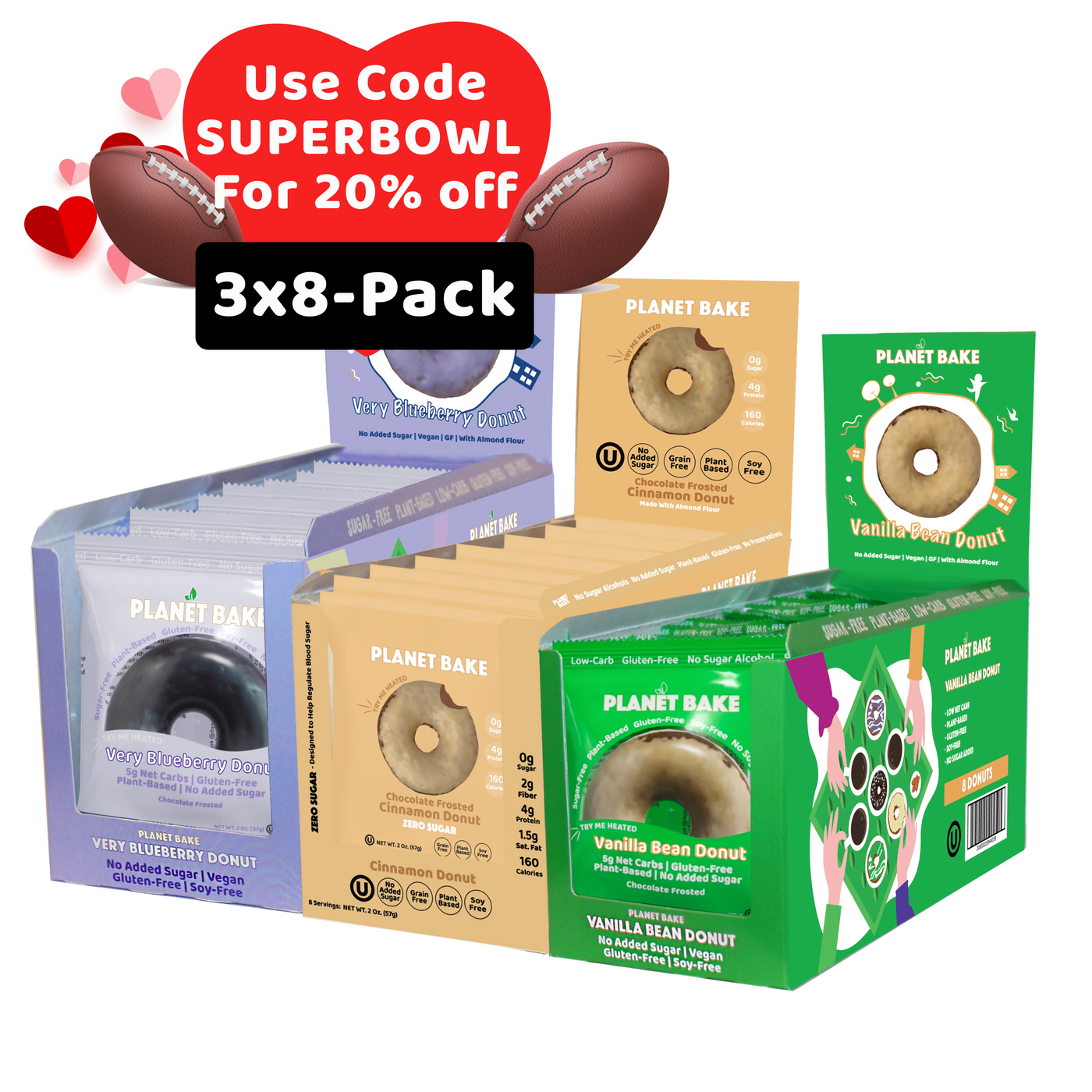 Pick 3x Donut Boxes