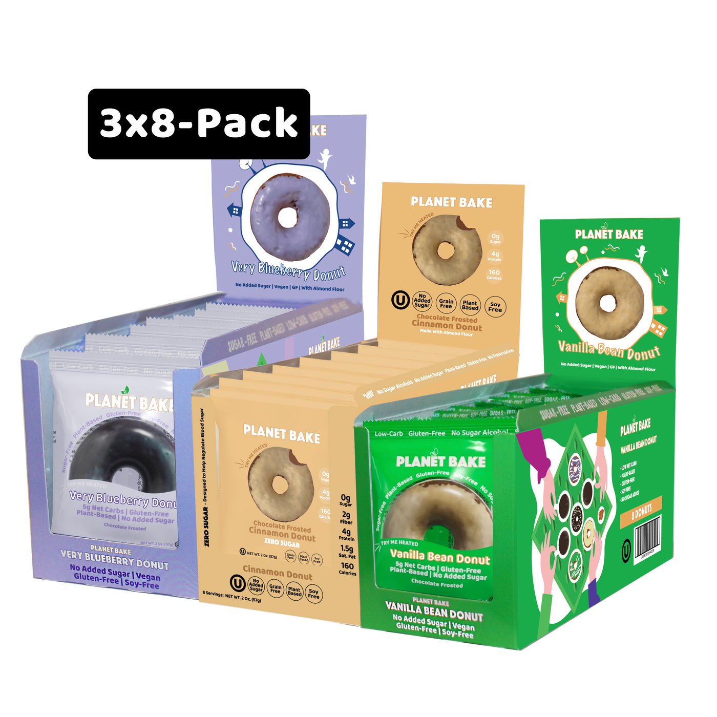 Pick 3x Donut Boxes