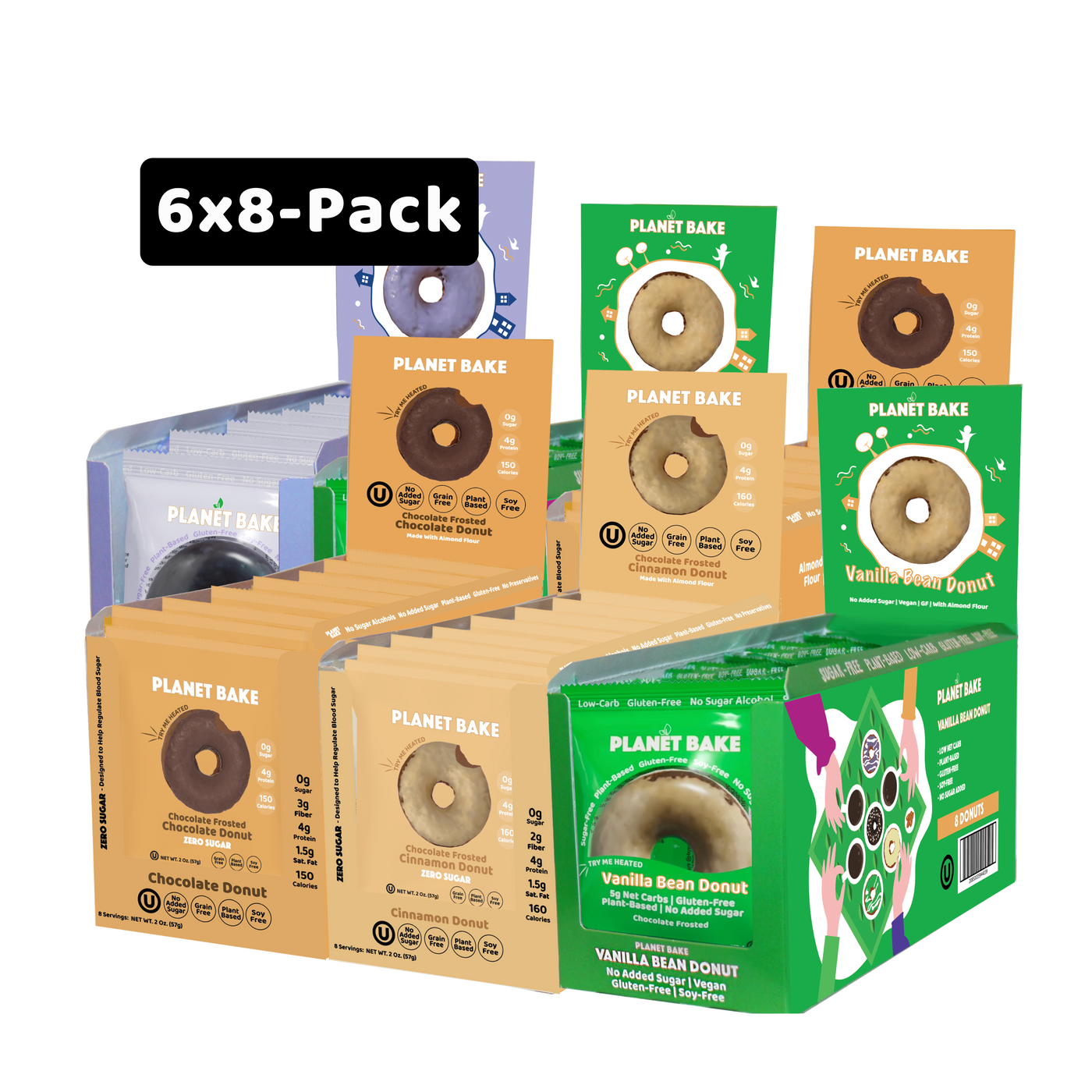 Pick 6x Donut Boxes