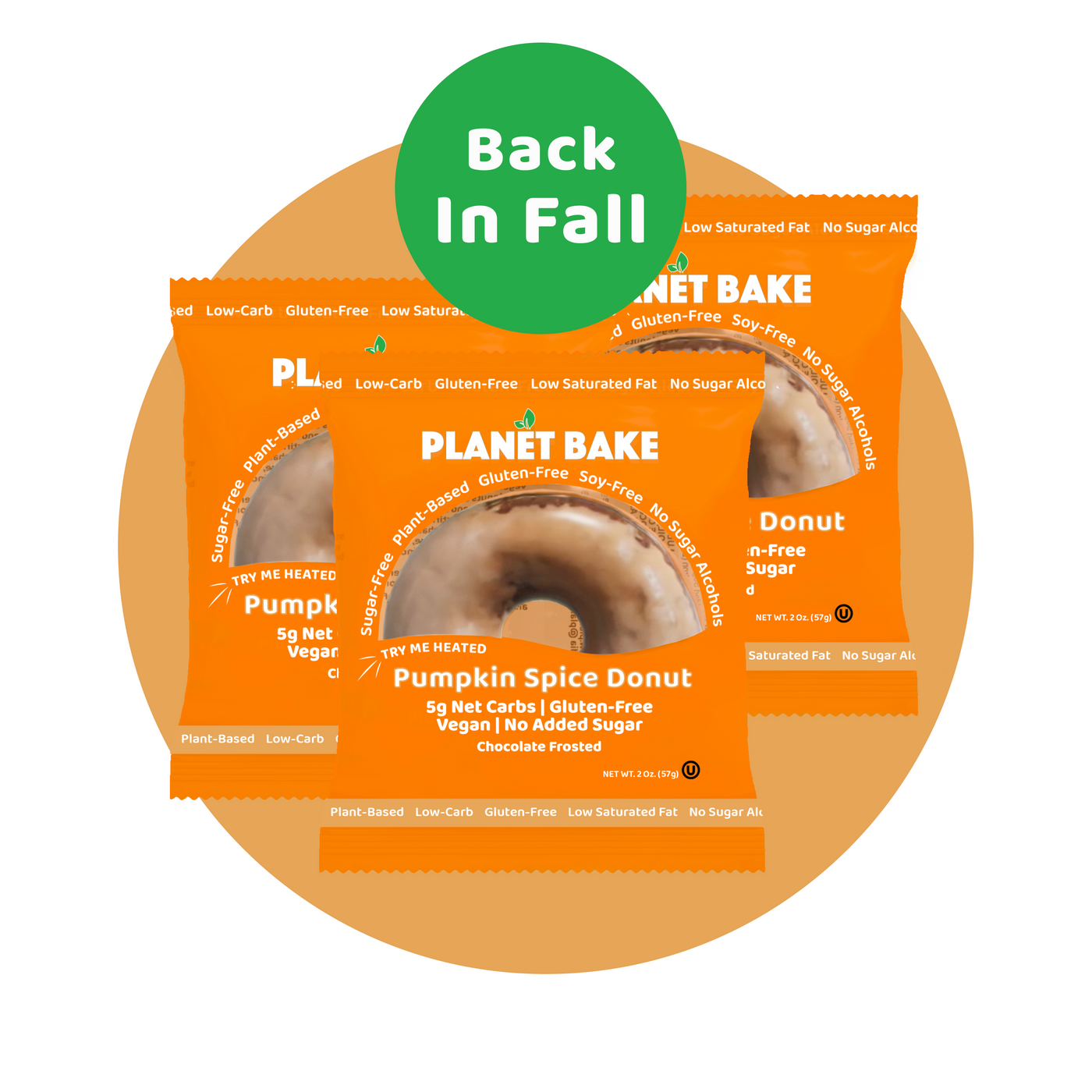 Pumpkin Spice Donut Box (8pack)
