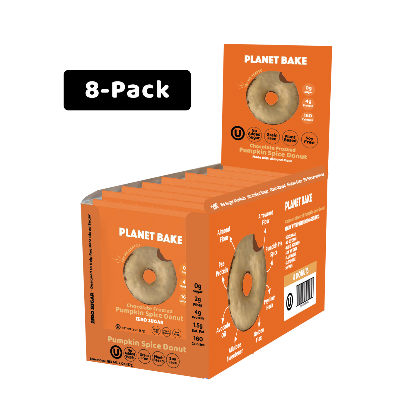 Pumpkin Spice Donut Box (8pack)