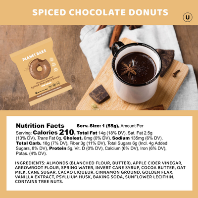 Spiced Chocolate Donuts PreOrder (8pack)