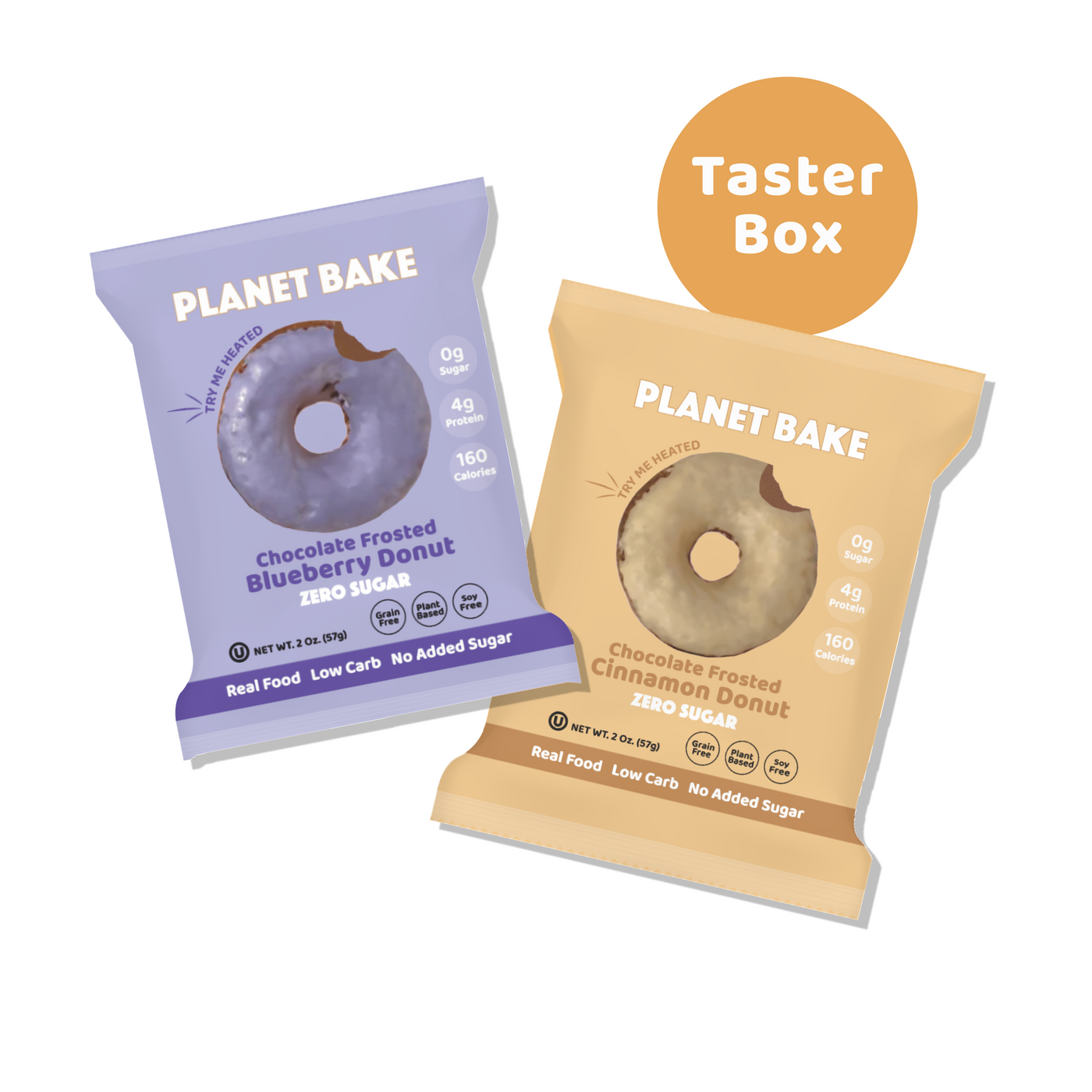 Taster Box, 2x Zero Sugar Donuts SAMPLES