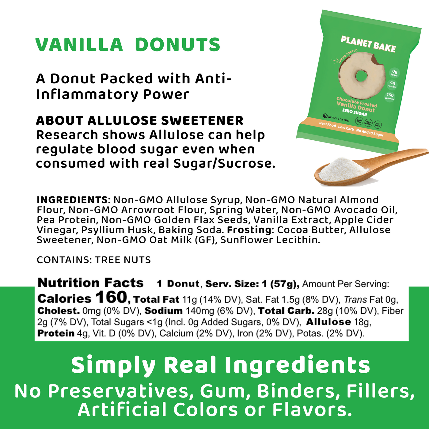 Frosted Vanilla Donuts (8pack)