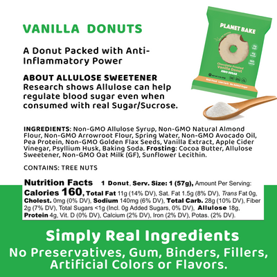Frosted Vanilla Donuts (8pack)