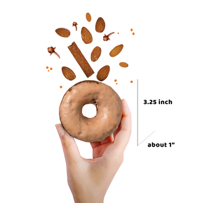 Frosted Chocolate Pumpkin Spice Donuts, 8pack