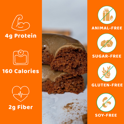 Frosted Chocolate Pumpkin Spice Donuts, 8pack