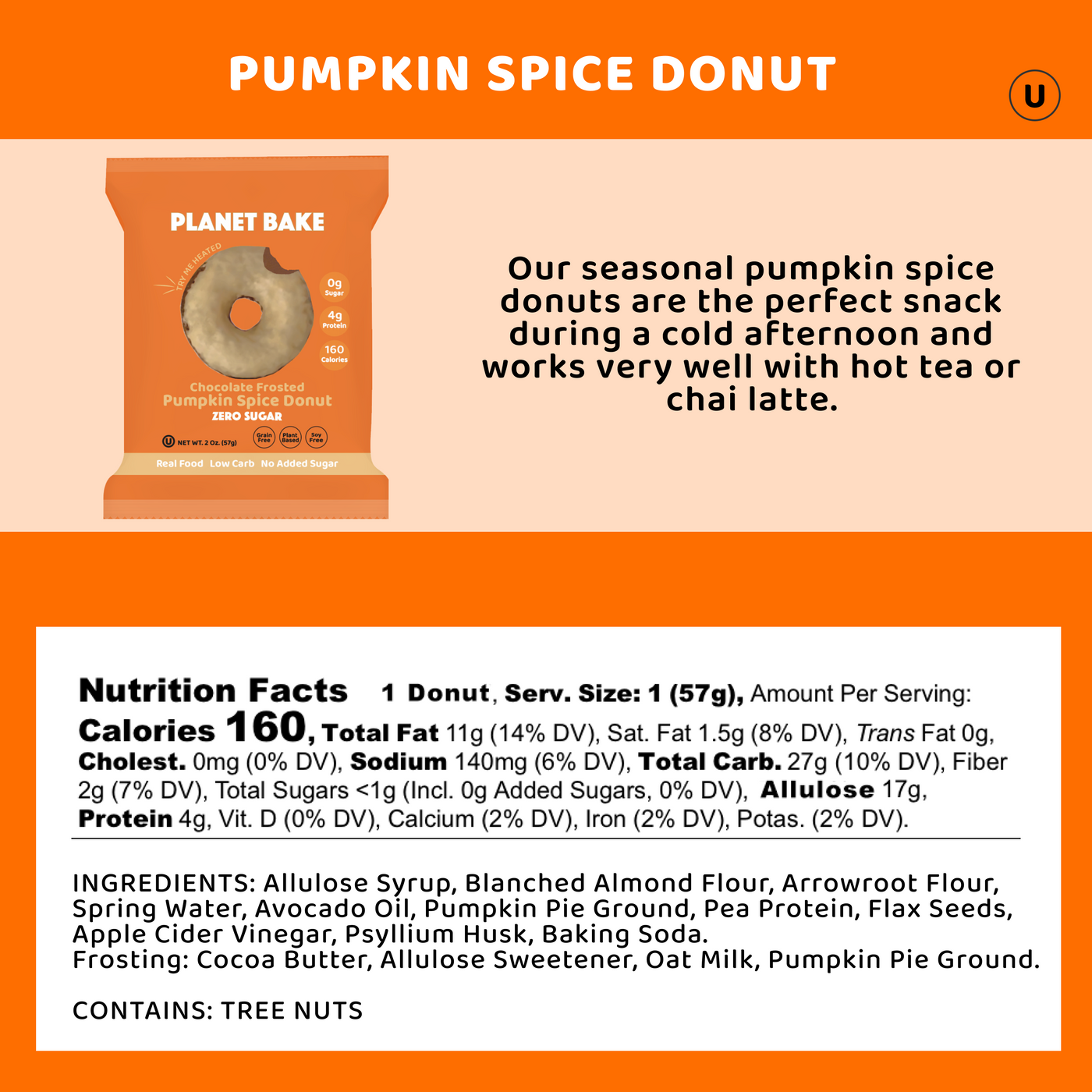 Pumpkin Spice Donut Box (8pack)