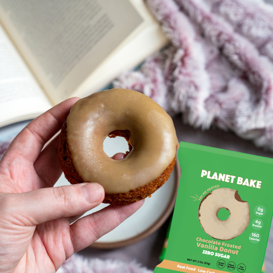 green house plant based donuts Sugar-Free, Vegan Vanilla Bean Donuts – PlanetBake